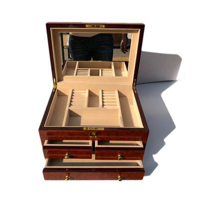 Wooden Ring Box Personalized Box Engraved Ring Jewelry Organizer Box